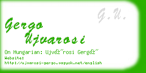 gergo ujvarosi business card